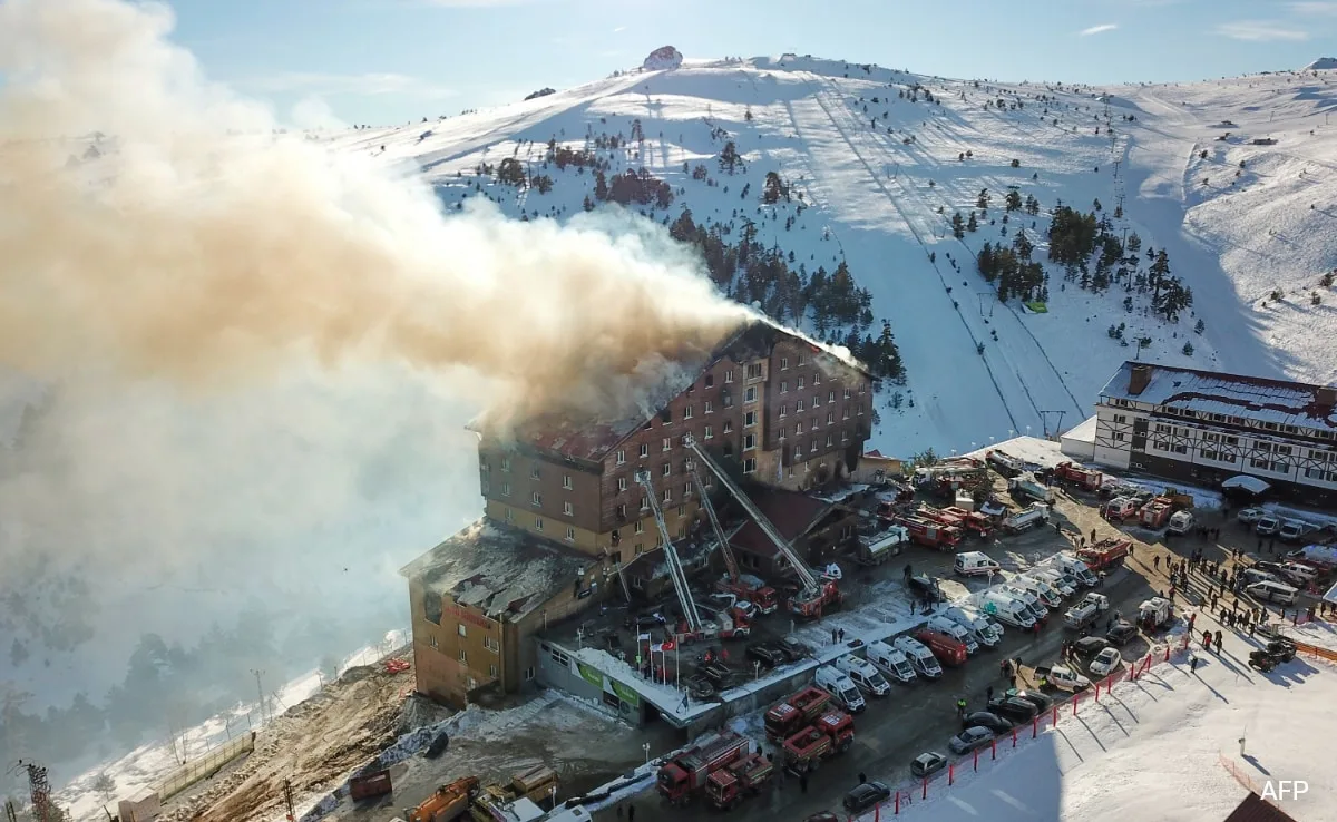 Massive fire in Turkish hotel took 66 lives, many died by jumping