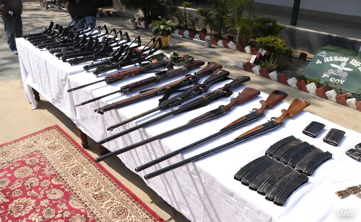 Large action of security forces in Manipur, weapons and ammunition recovered in raids