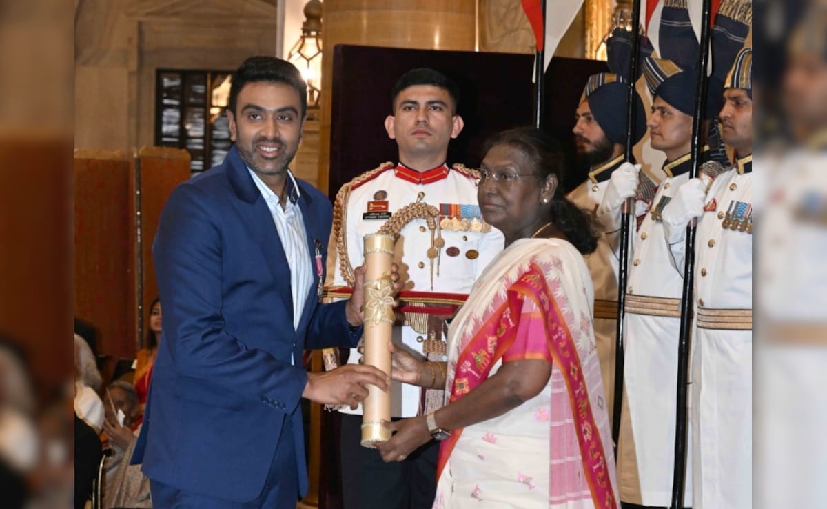 Padma Bhushan Award: Ashwin was awarded Padma Shri, PR Sreejesh to Padma Bhushan Award, President Draupadi Murmu honored